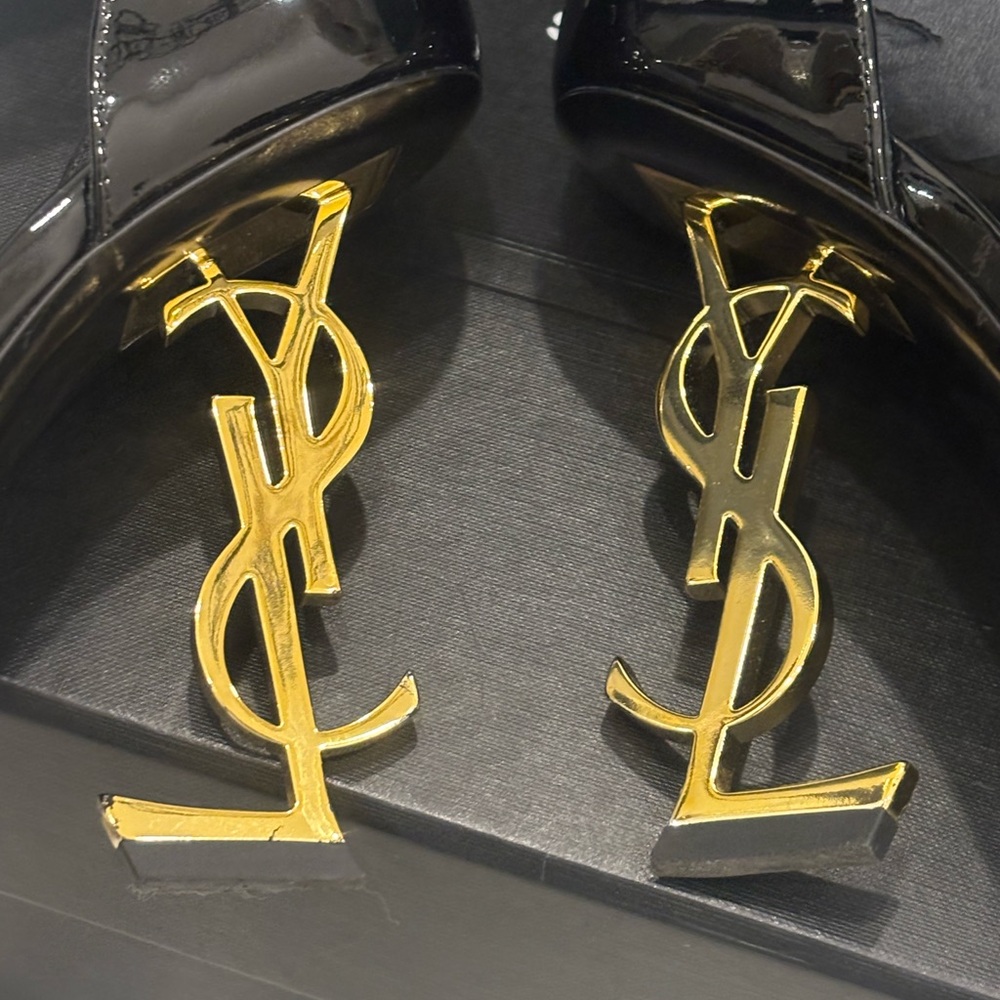 YSL Black Opyum Heels - Picture 7 of 16